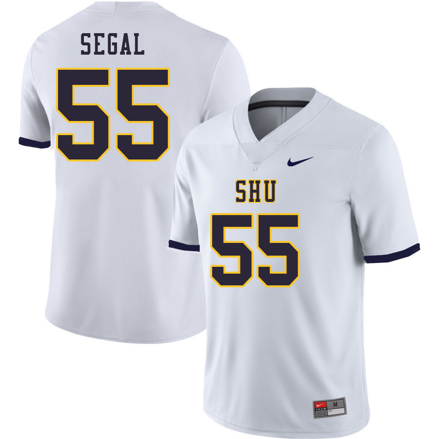 Men-Youth #55 Brendan Segal Siena Heights Saints 2023 College Football Jerseys Stitched-White